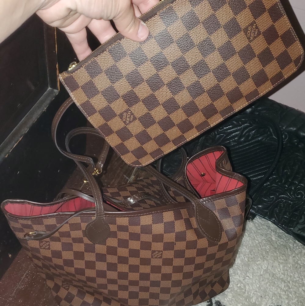 Louie Vuitton brown checker board